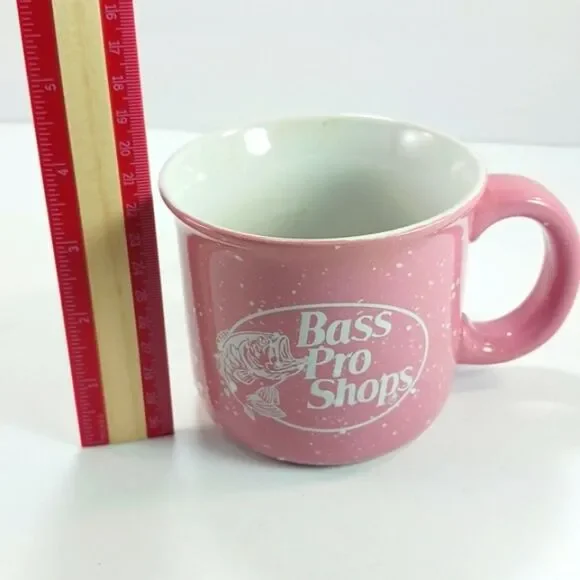 Bass Pro Shops 16-oz. Camp Mug 2-Tone Speckled Stonewarw With Logo Design - Picture 9 of 9